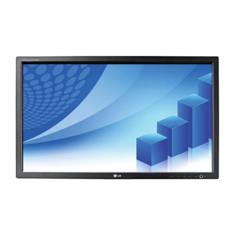 2x LG E2210P-BN 22" Monitor + Dual Arm Stand Bundle - Image 2