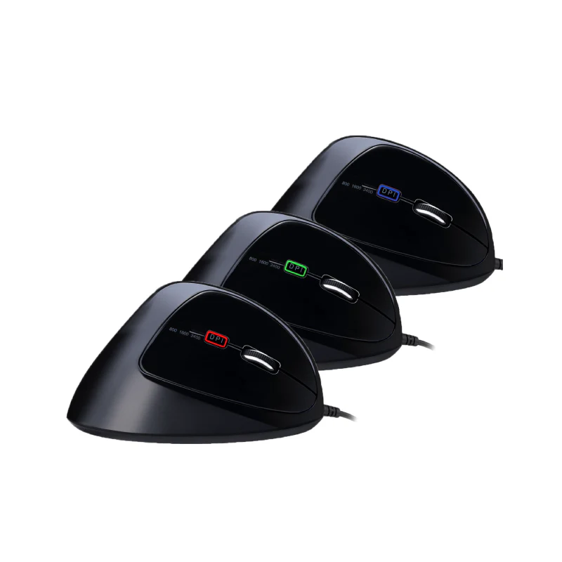 Adesso iMouse E3 - Vertical Ergonomic Programmable Gaming Mouse with Adjustable Weights - Image 4
