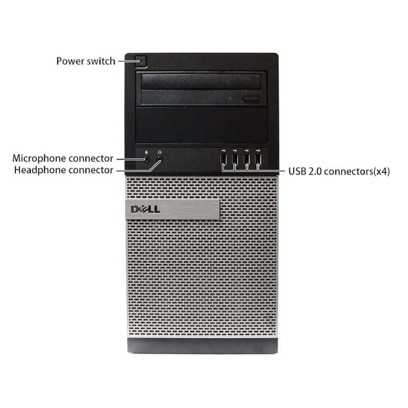Dell Optiplex 790 Mini Core i7-2600 | 8GB RAM | 240GB SSD | Windows 10 Pro - Image 3