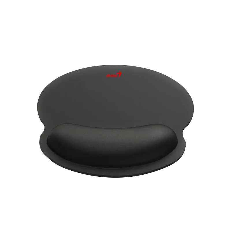 Genius Computer Technology G-WMP100 Ergonomic Mouse Pad with Wrist Rest for Support and Comfort with Anti-Slip Rubber Base, Black - Image 3