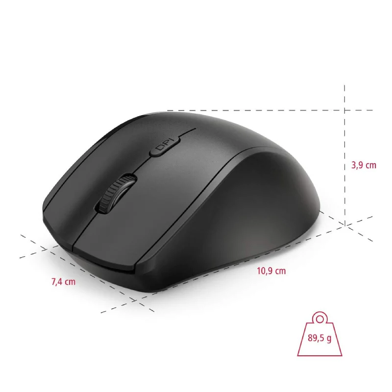 Hama Riano mouse Left-hand RF Wireless Optical 1200 DPI - Image 5