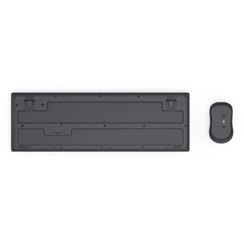 Hama WKM-100 Wireless Keyboard and Mouse Desktop Kit, Multimedia, Ambidextrous 1200 DPI Mouse, Black - Image 3