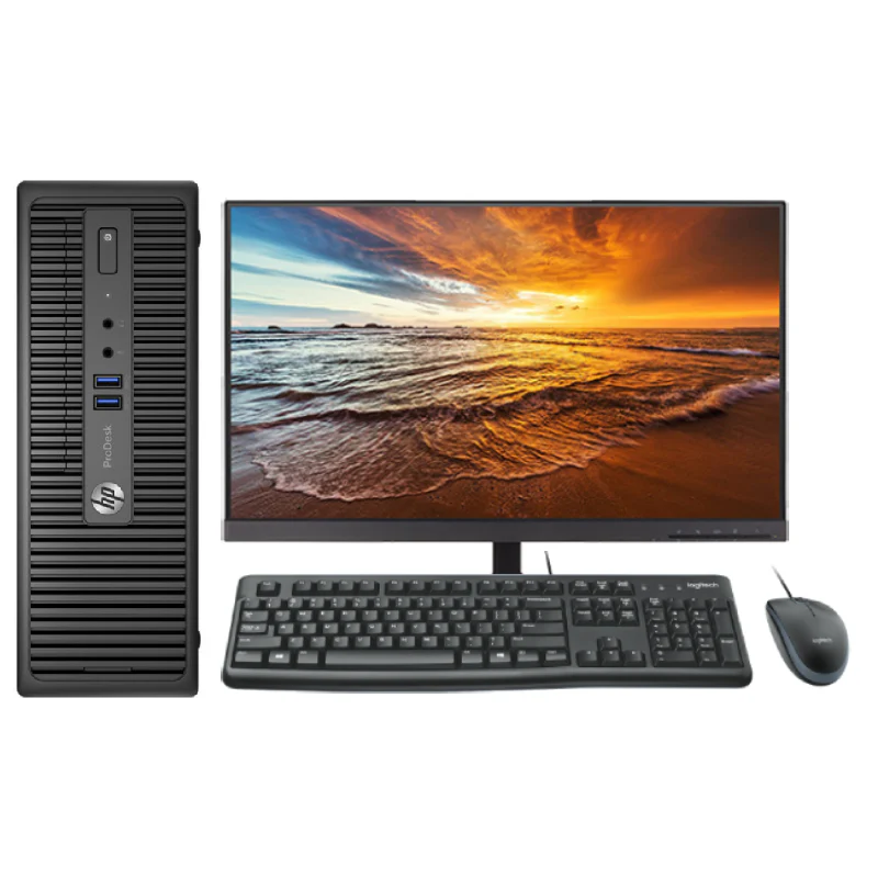 HP Prodesk 400 G3 SFF Intel Core i5-6500 PC Bundle
