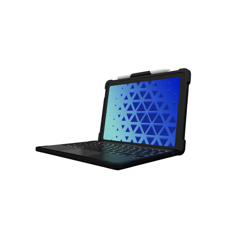 MaxCases Extreme KeyCase-T w/Smart Connector and Trackpad for iPad 10/11 (Non-Detachable) (Black) (US Keyboard) - Image 2