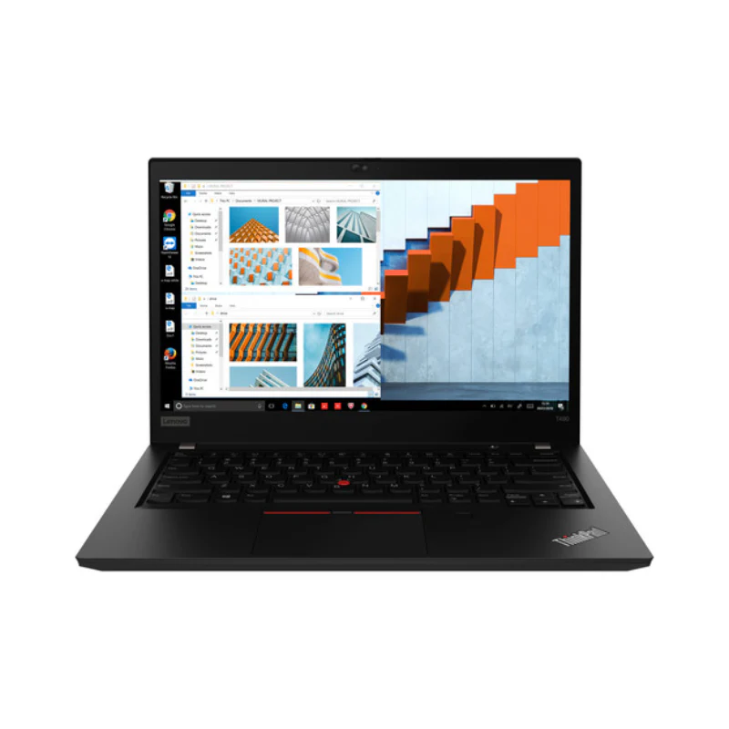 Teqcycle Remanufactured Lenovo Thinkpad T490 Core i5-8265U Bundle with Bag/Mouse - Image 2