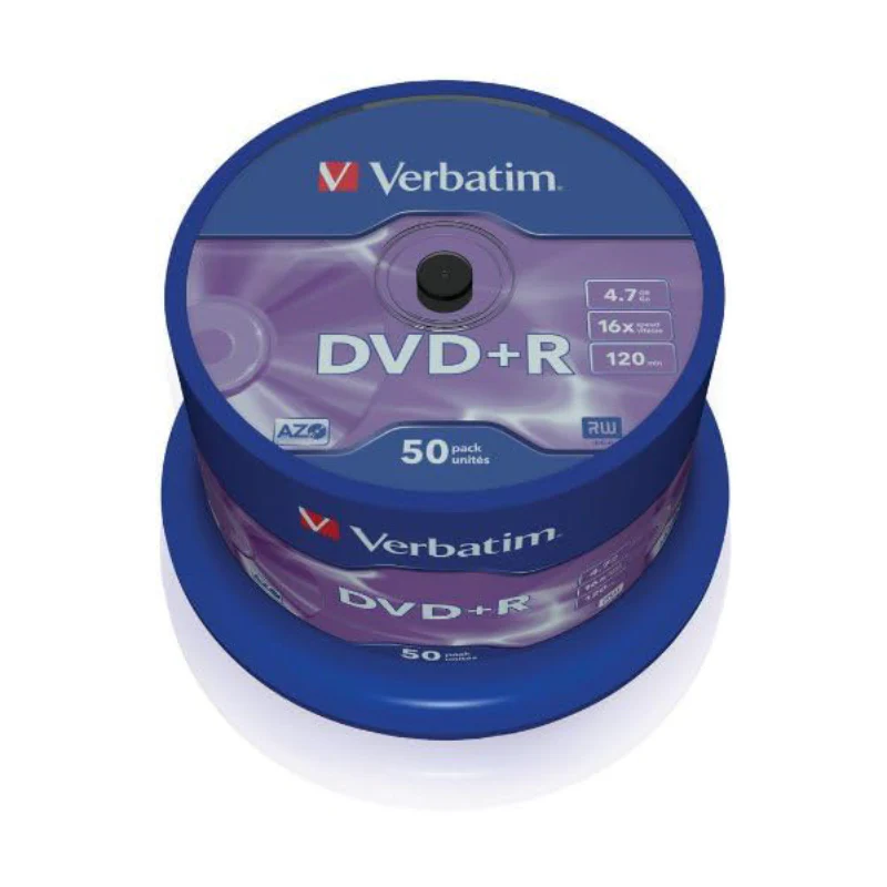 Verbatim DVD+R 16x 50pk Spindle - Image 3
