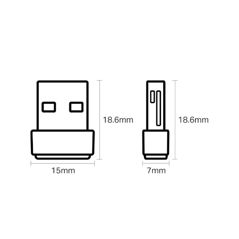 Wireless USB Adapter - AC600 Dual Band WiFi Dongle - Image 4